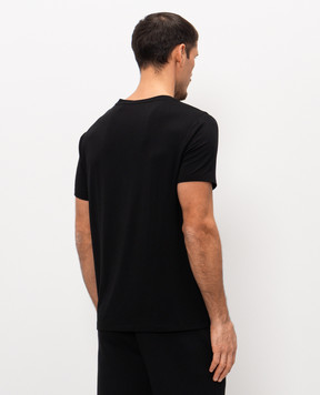 Trussardi Black t-shirt with logo print G0548000118NMTS09J03