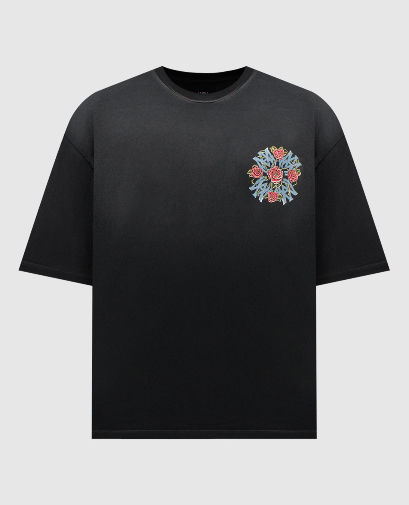 

Black T-shirt OUT FOR TROUBLE AMIRI
