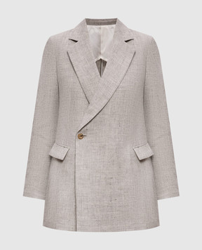 Intoca Gray linen jacket 261LIPJA1101