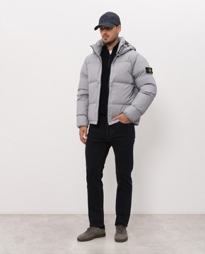 Stone Island Black sweater with wool L2S155100008S00A1