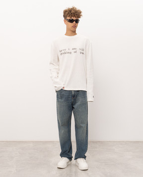 Misbhv Longsleeve I Am Still Thinking Of You in ivory 261U134