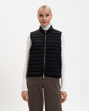 MooRER OPRAH black down vest OPRAHS3