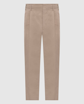 Brunello Cucinelli Beige linen pants MH253S2440