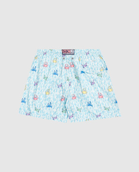 MC2 SAINT BARTH Children's blue swim shorts Jean Lightsng Stretch JEA002202241L