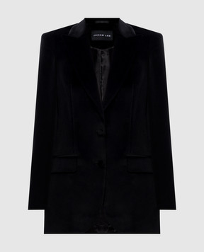 Jacob Lee Black velvet jacket WWB0045AW26VB