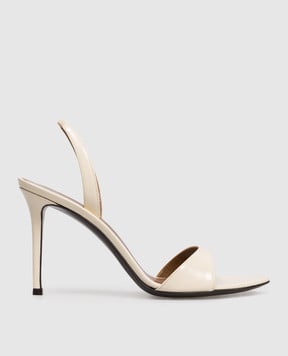 Giuseppe Zanotti Clandestino white patent leather sandals E500001