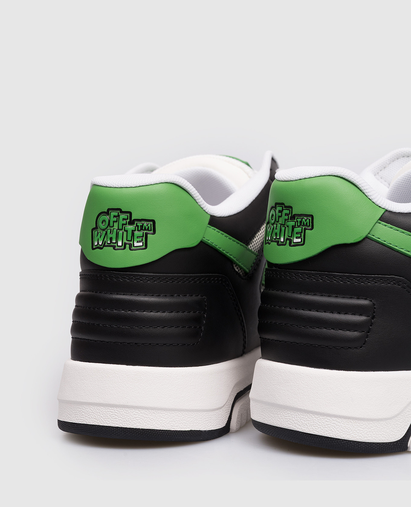 OUT OF OFFICE leather sneakers with emblem Off-White 5