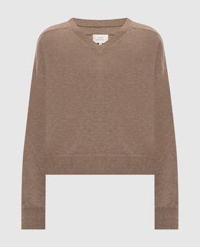 Loulou de Saison Brown ANZOR cashmere pullover ANZORLDS