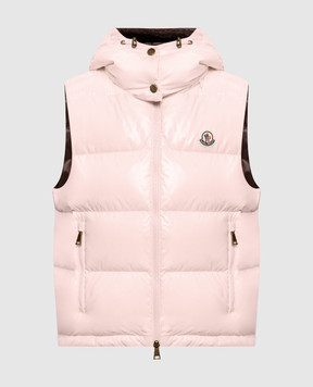Moncler Niverolle pink down vest L20931A00005597EU