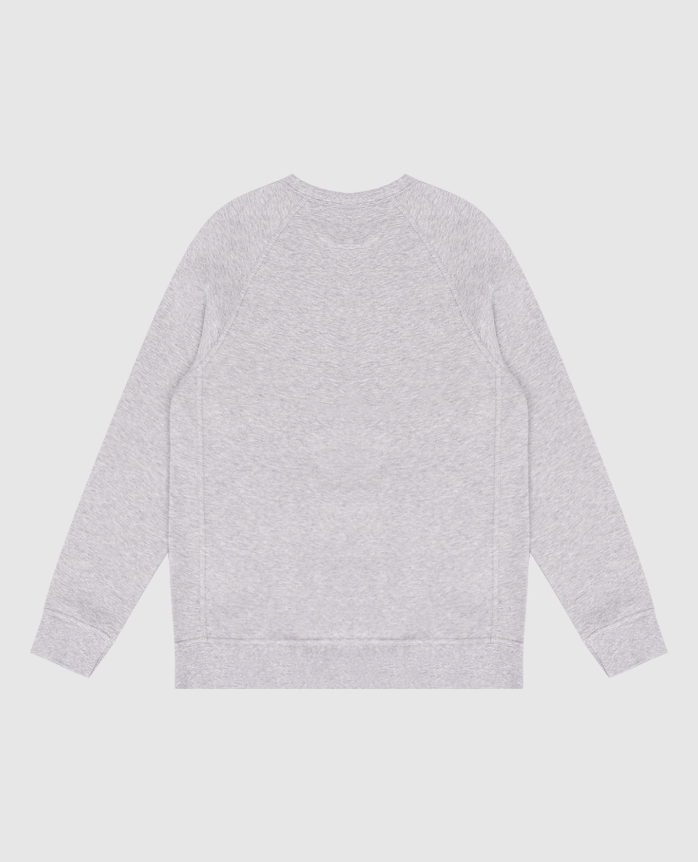 Children's gray melange sweatshirt with print Brunello Cucinelli 2