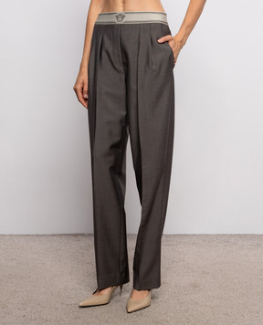 Versace Brown wool pants 10258851A17669