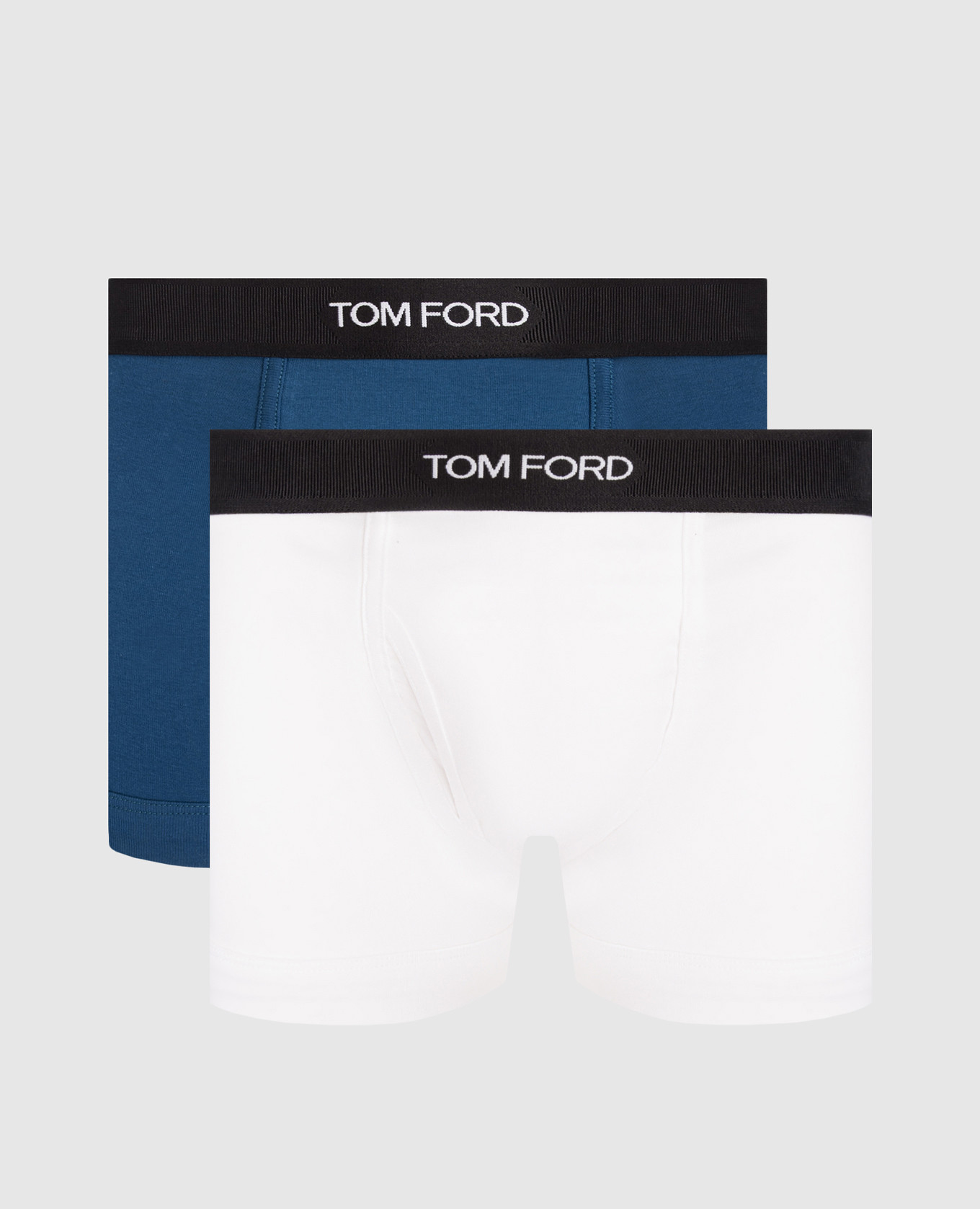 

Set of boxer briefs with logo pattern Tom Ford, White