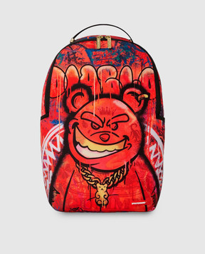 Sprayground Children's red backpack DIABLO - MURAL FIRE 910B8890NSZ