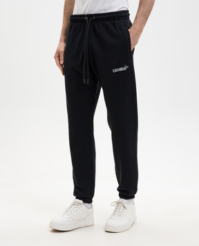 Off-White Black joggers with logo print 44MCH057S26F003