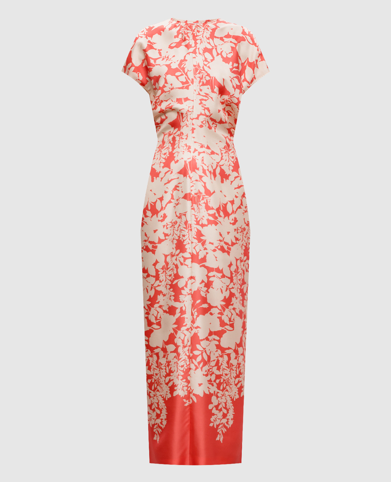 

Floral print silk dress Agnona, White