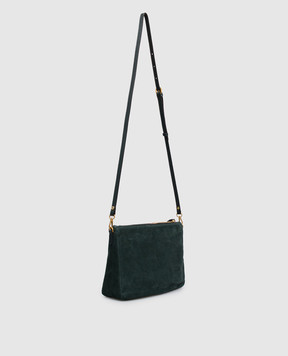 Gianni Chiarini Green suede bag Nora BS10225CMPL