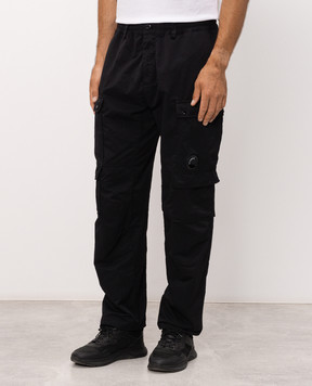 C.P. Company Black cargo pants MPA188A110475G