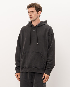 Off-White Grey Swimming Face hoodie 44MBB085F26F00A