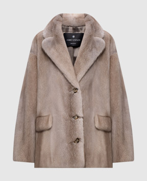 Fabio Gavazzi Beige mink fur coat FG2364PIVR