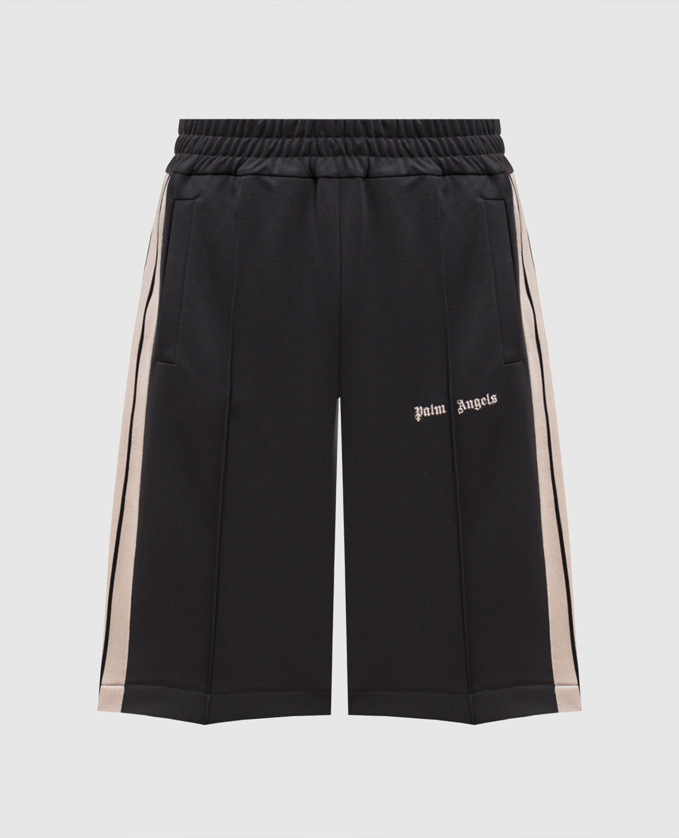 

Grey shorts with logo embroidery Palm Angels