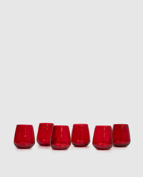 La Reine Set of red glasses JOY 6 pcs JOYDOF