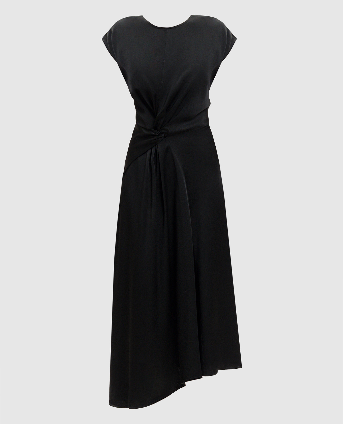 Aria black midi dress