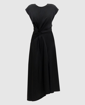 Victoria Beckham Aria black midi dress 1226WDR007292D