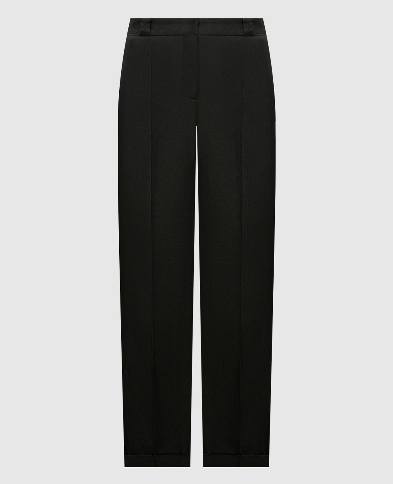 Green pants with lapels