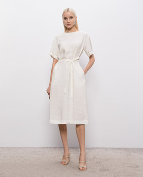 Peserico Ivory midi dress S0211401509
