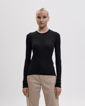 JW Anderson Black ribbed long sleeve JO0292PG1904