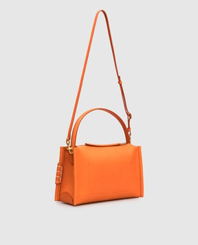 JW Anderson Orange Leather Loafer Bag HB0731LA0383