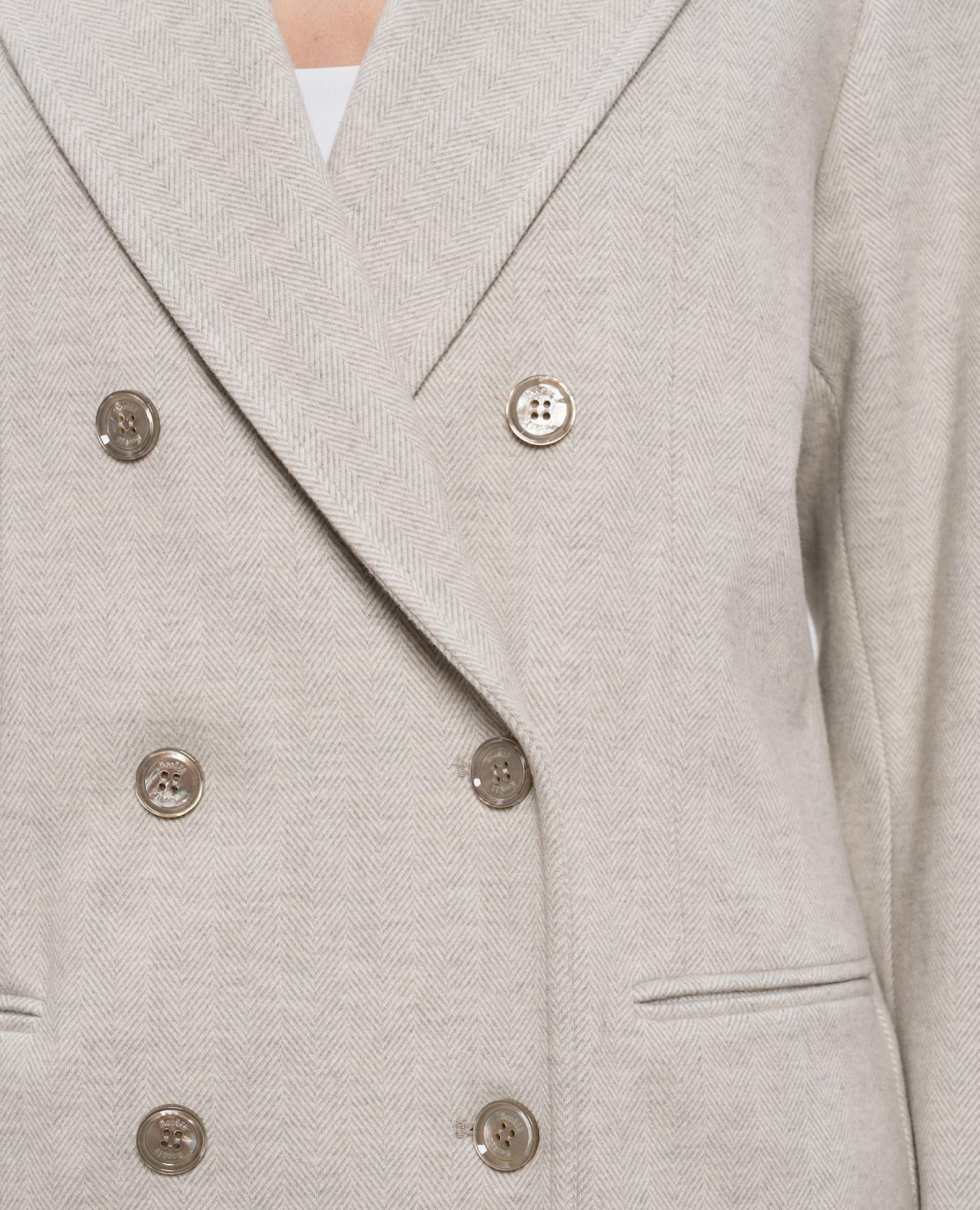 

Gray double-breasted jacket MooRER, Grey