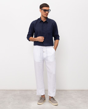 Vilebrequin White linen pants PACP613P