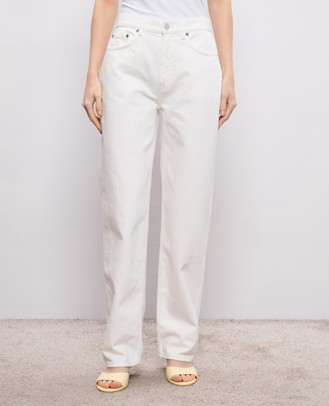 

White mom jeans SAMUR Loulou de Saison