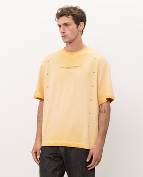 Off-White Yellow Chakra Arrow T-shirt 44MAA120F26J00G