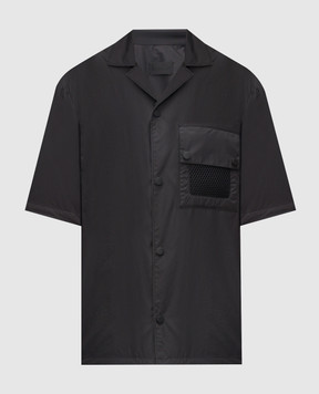 Moncler Black shirt with logo L10912F00010598AS