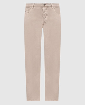 Brunello Cucinelli Grey jeans with emblem M277PB3210