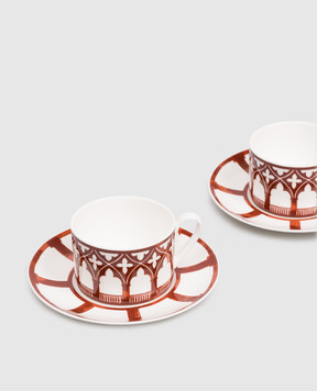 Geminiano Cozzi 1765 Porcelain tea set Venezia 4 pcs in a gift box JQCGP129074n