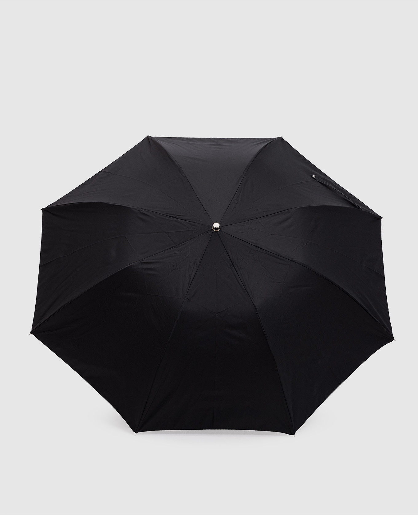 

Silver Dog black folding umbrella Pasotti