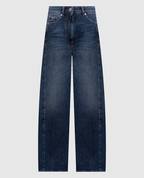 Peserico Blue jeans with a worn effect A04202L31Q04361