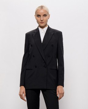 Dondup Black double-breasted jacket DJ745GS0109DXXXW