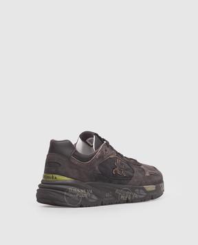 Premiata Mase25 black combination sneakers with vintage effect MASE25