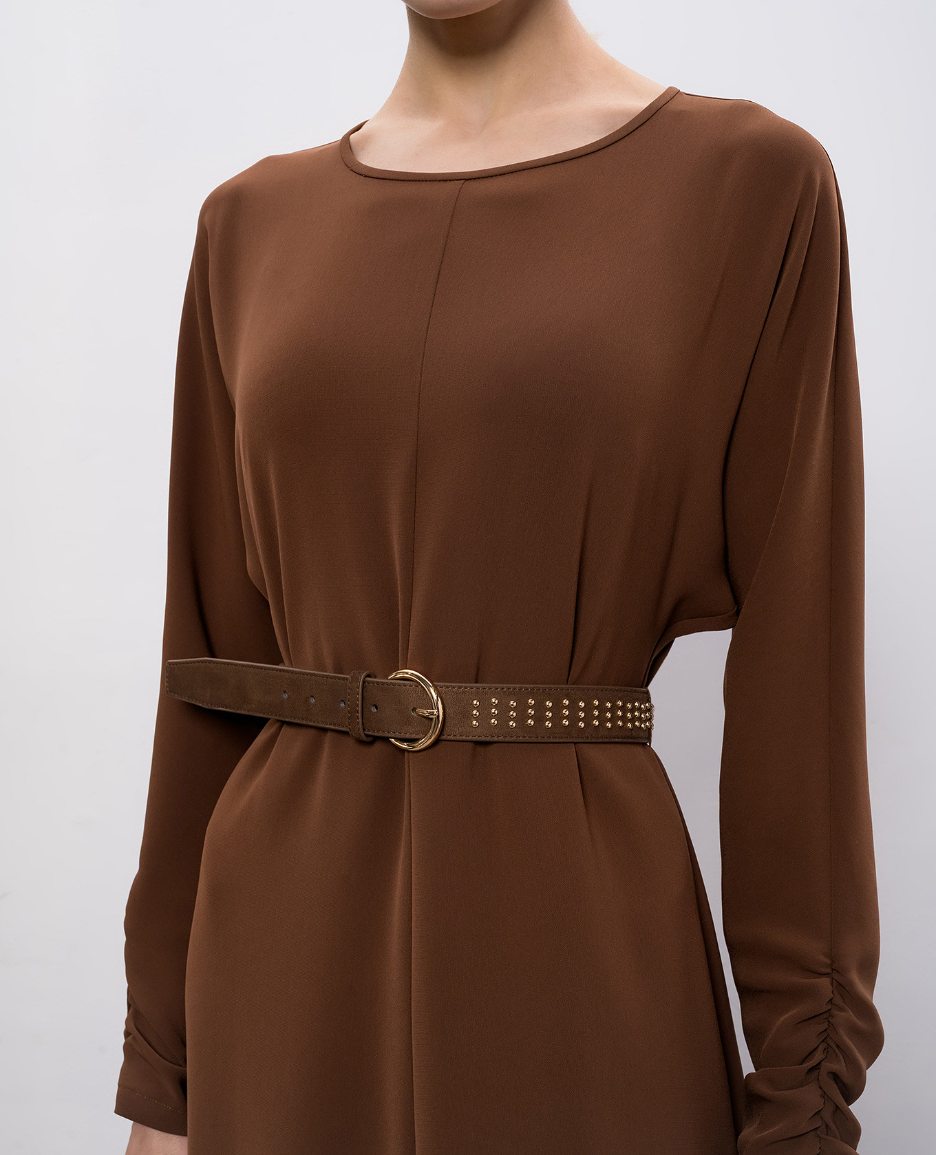 

Brown midi dress ZERBINO Max Mara