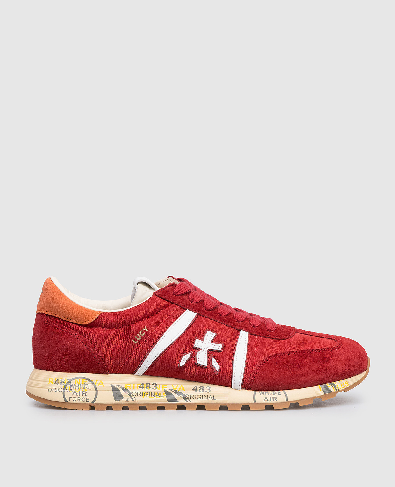 

Red LUCYD combination sneakers Premiata