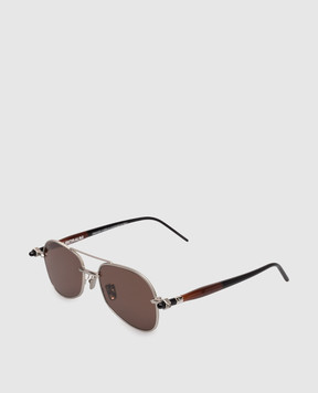 Kuboraum Grey Sunglasses P75 KRSP75SMB00000BW