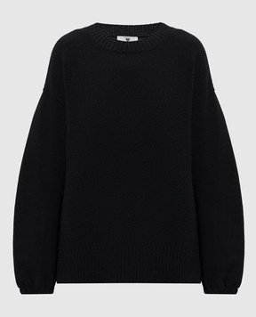 Twinset Black sweater with wool 252LL2CAA