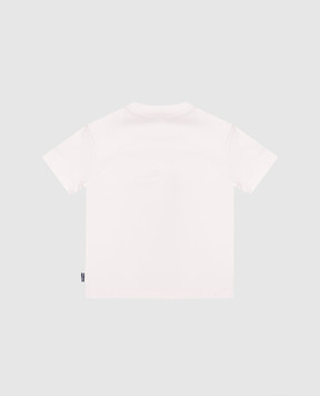 Palm Angels Children's pink printed t-shirt PGAA002S26JER009