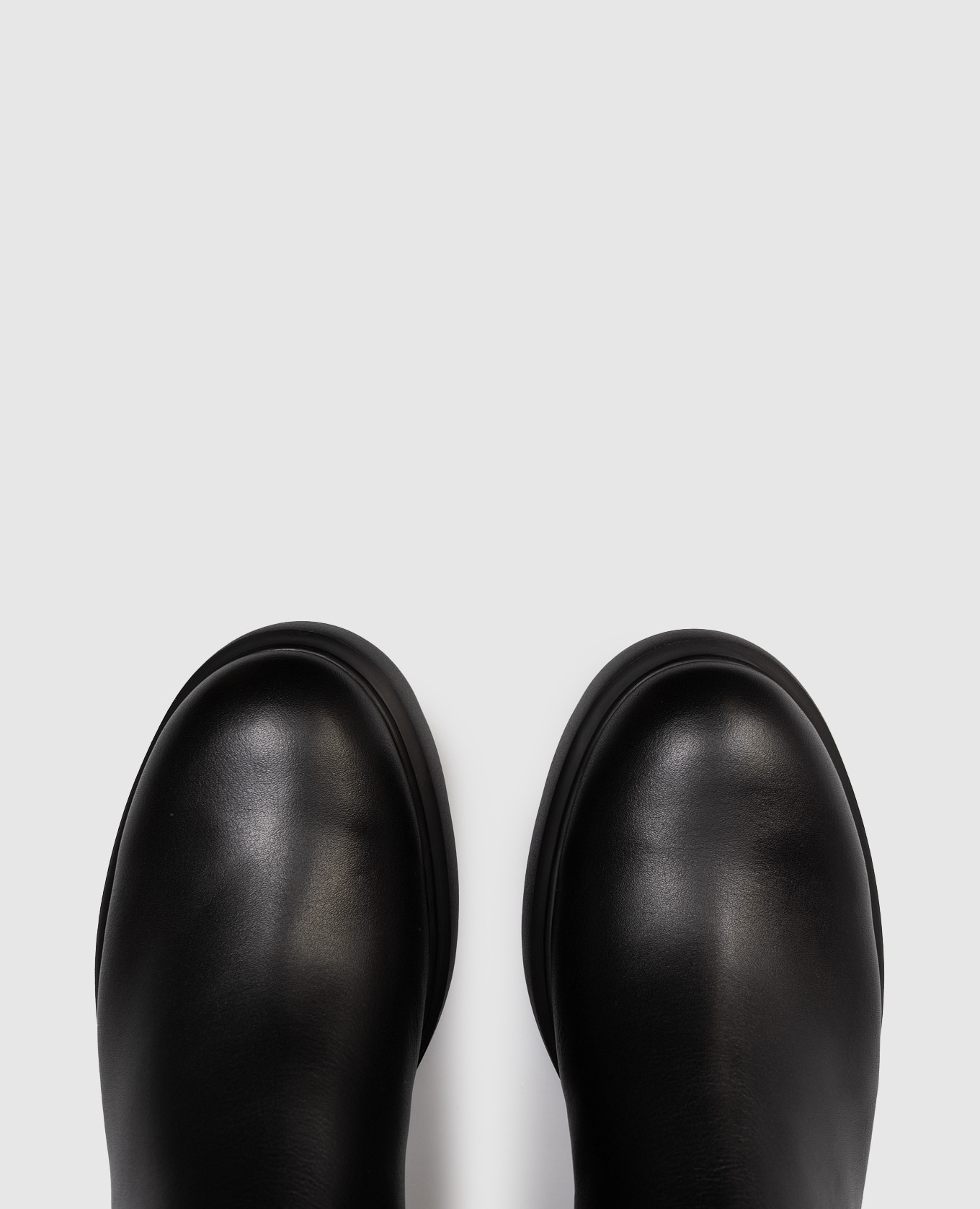 Black leather boots with logo Santoni 4