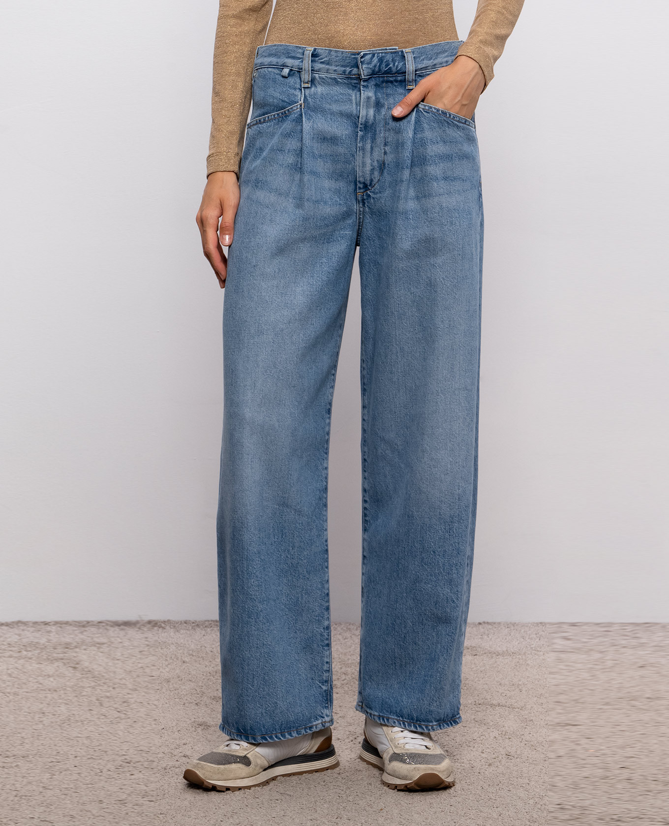 Velha blue jeans with logo patch CITIZENS OF HUMANITY 3