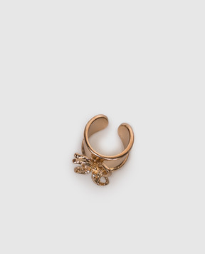Twinset Golden ring with a flower-shaped element 261TA4020